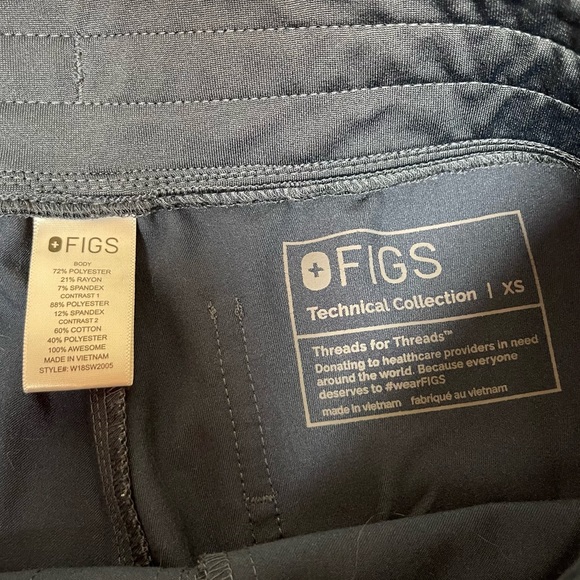 Figs Scrub Set- *Limited Edition Dark Harbor* XS - Picture 8 of 15